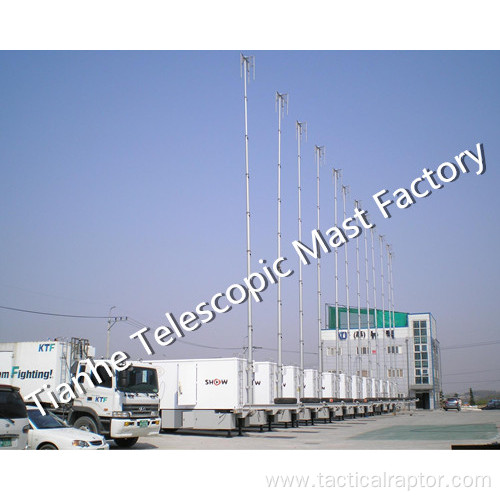 60 feet COW Pneumatic Telescopic Mast